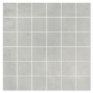 Mosaikk Gulvflis <strong>Ecostone</strong>  Grå Matt 30x30 (5x5) cm